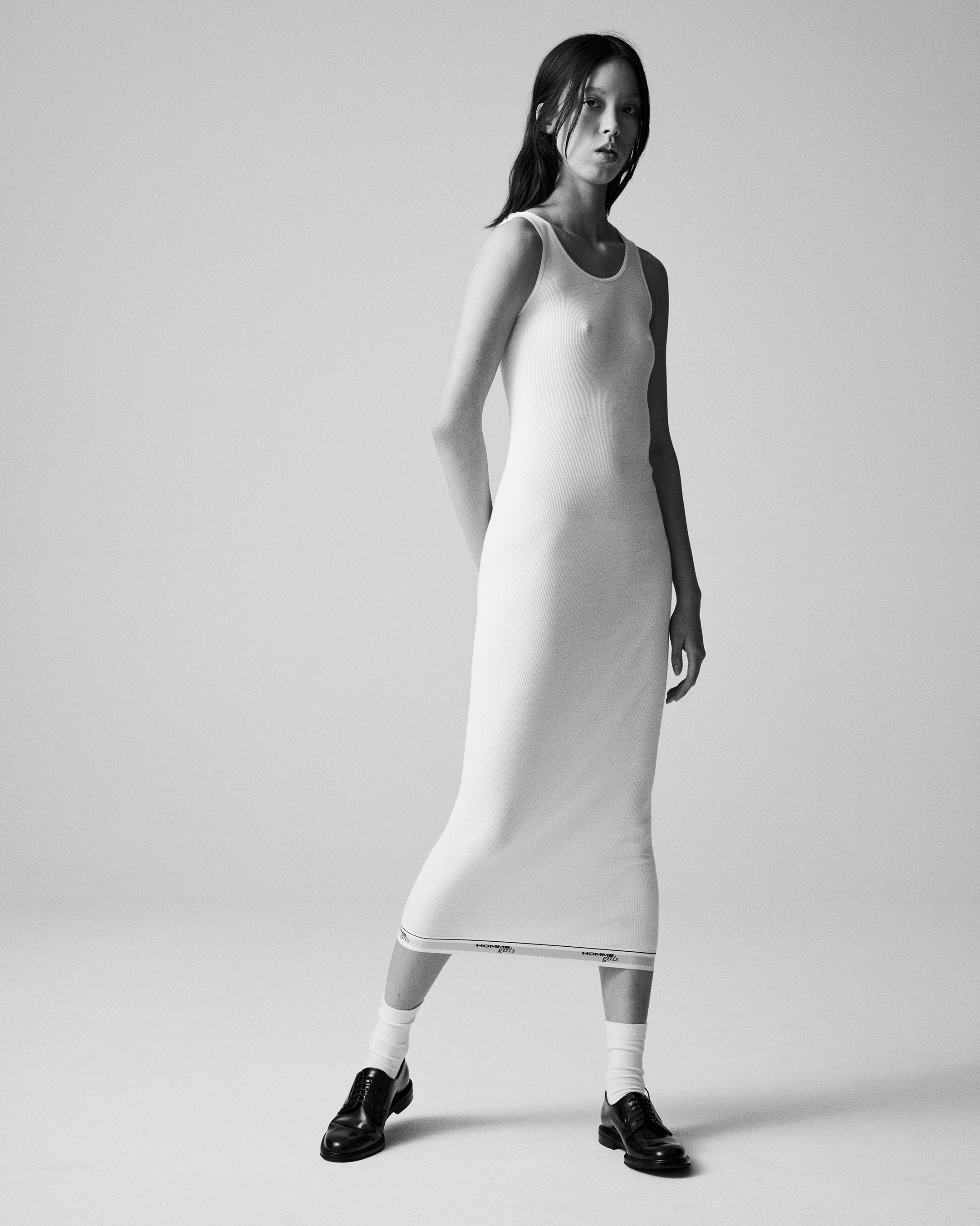 【HOMMEGIRLS】 RIB TANK MINI DRESS WHITE 230228_HOMMEGIRLS_03_081_RGB_9