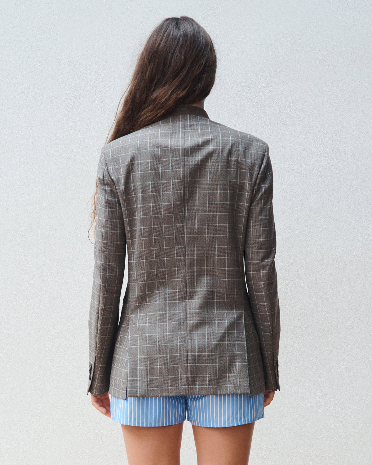Collarless Blazer