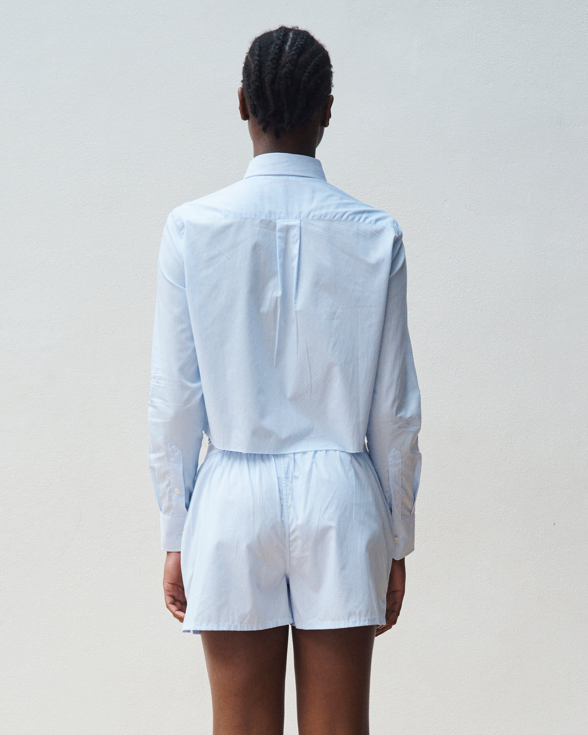 Boxer Shorts in Chambray Blue