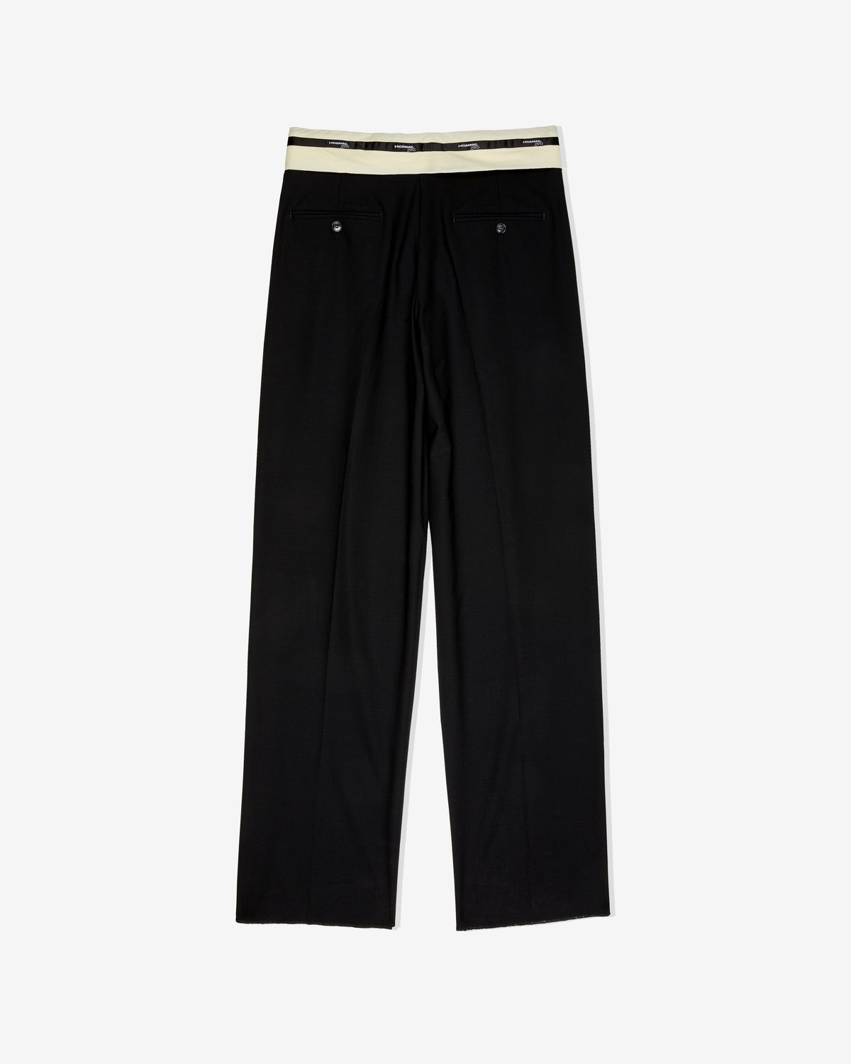Flip Waist Pant in Black