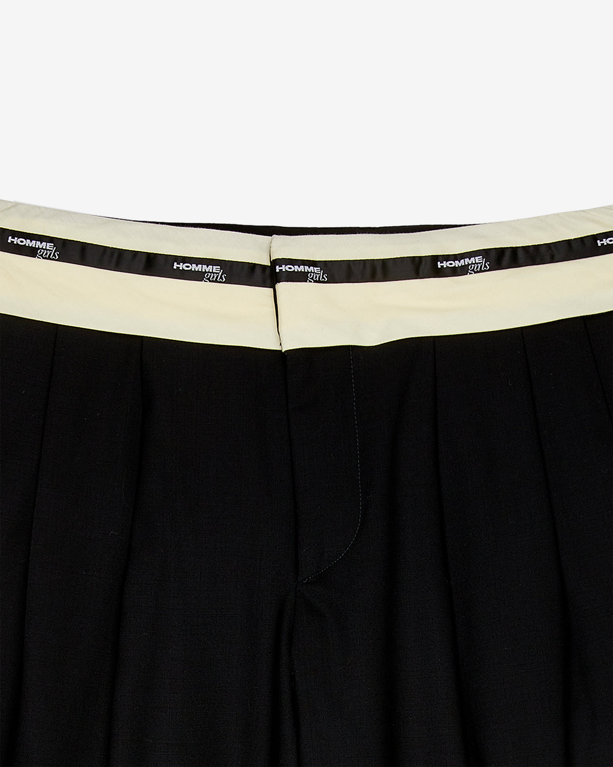 Flip Waist Pant in Black