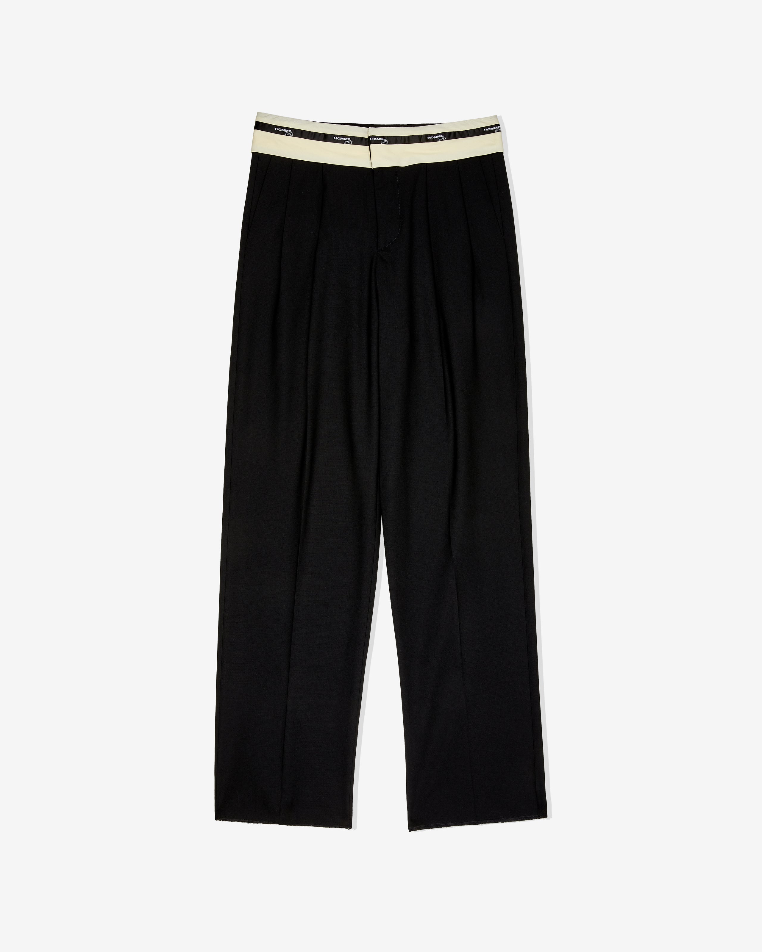 Flip Waist Pant in Black