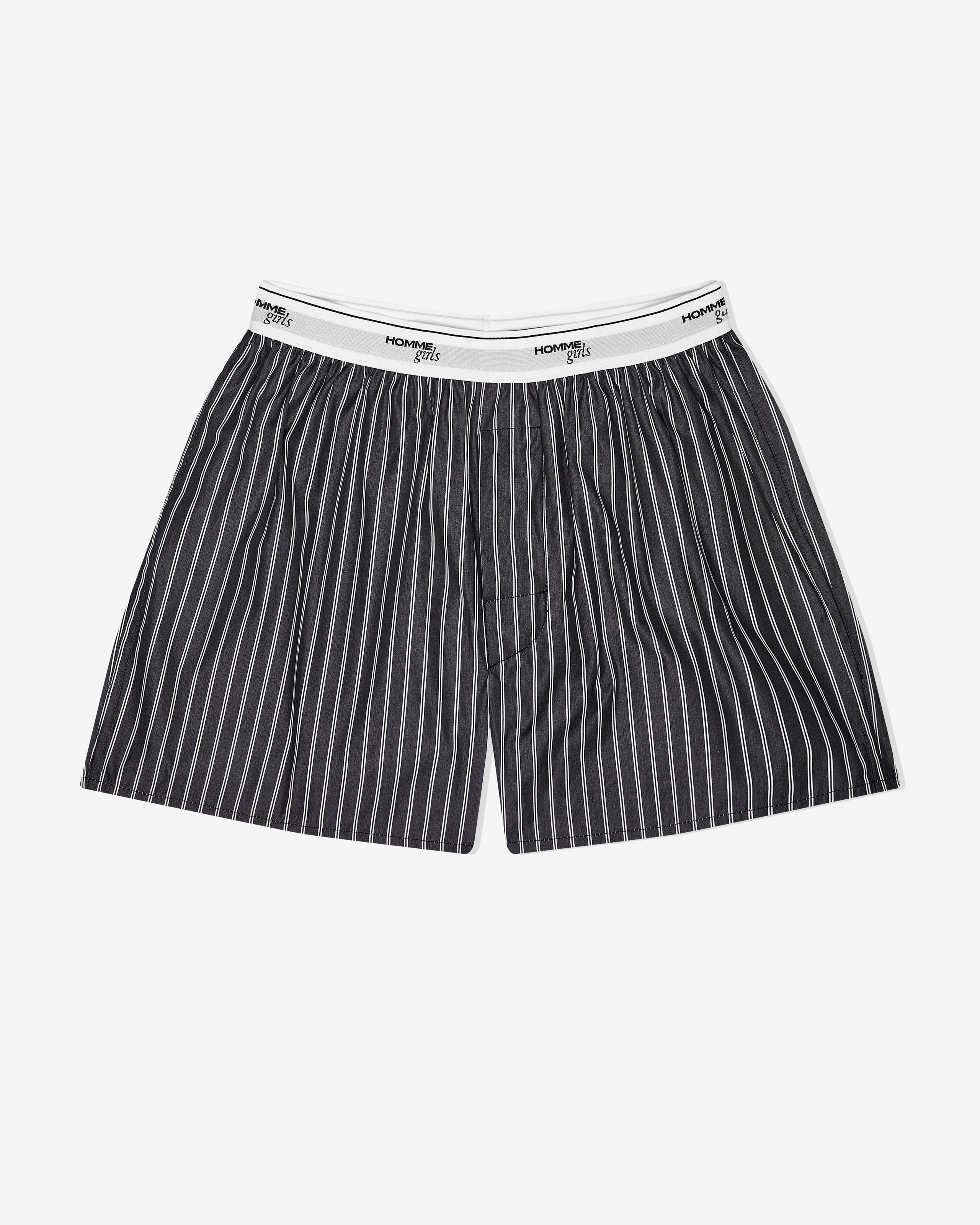 Boxer Shorts in Black Stripe