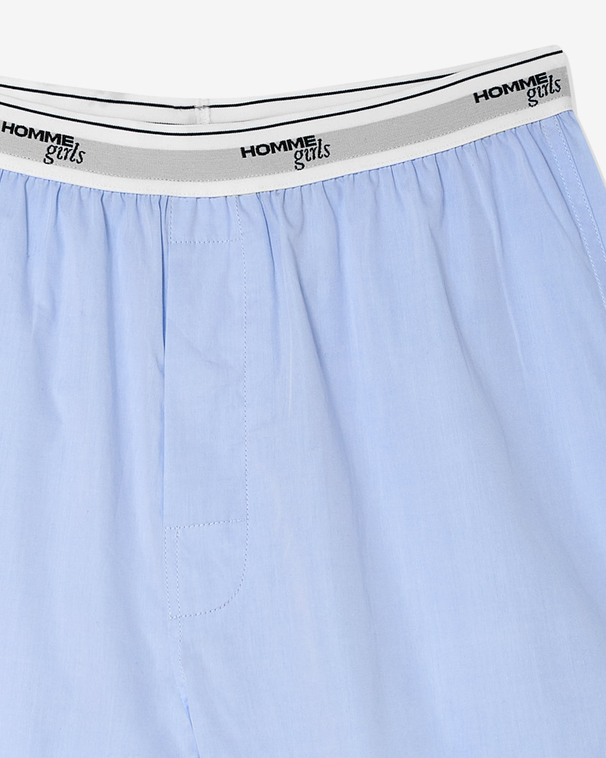 Boxer Shorts in Chambray Blue