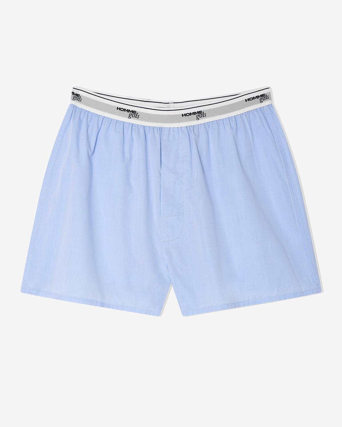 Boxer Shorts in Chambray Blue