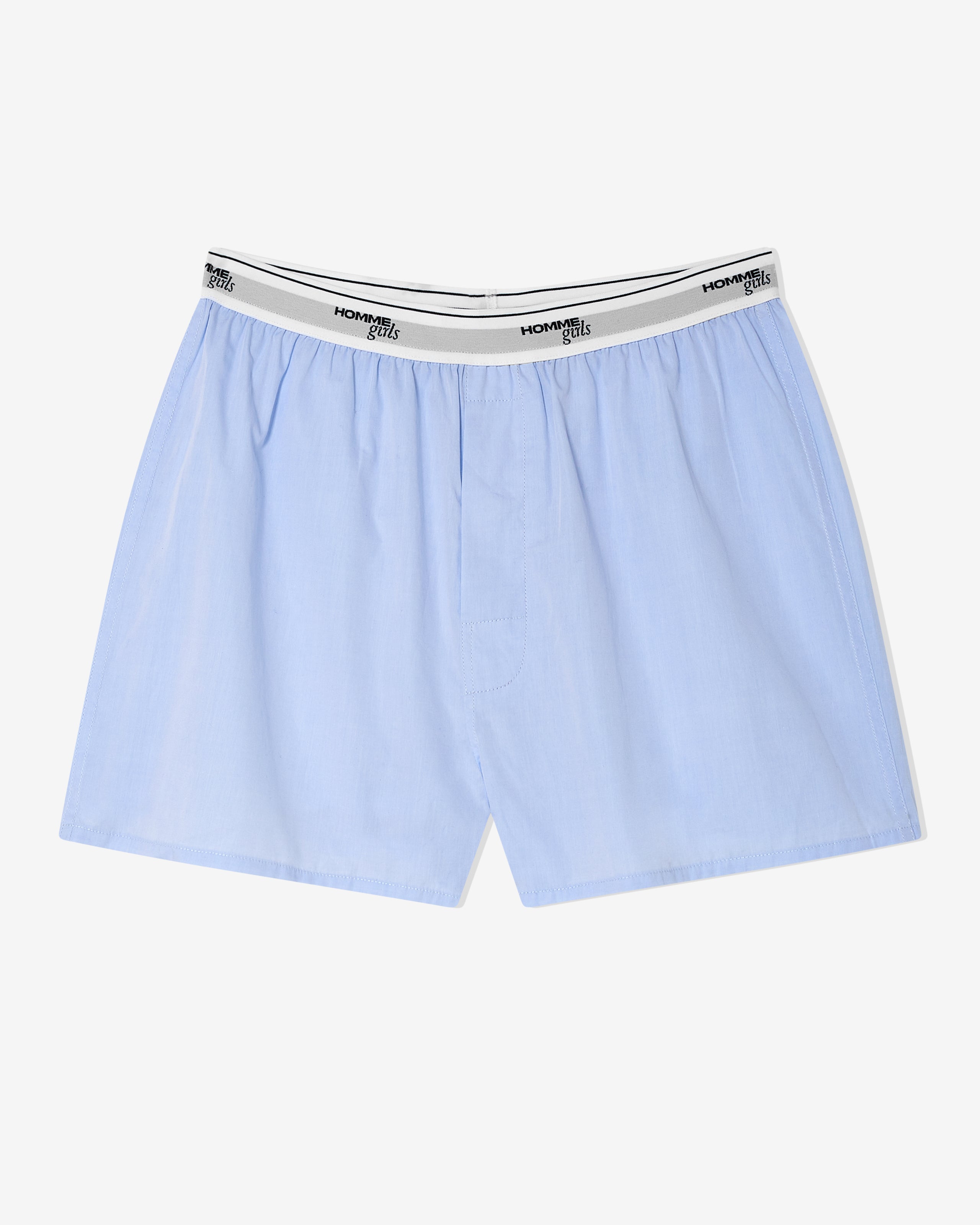 Boxer Shorts in Chambray Blue