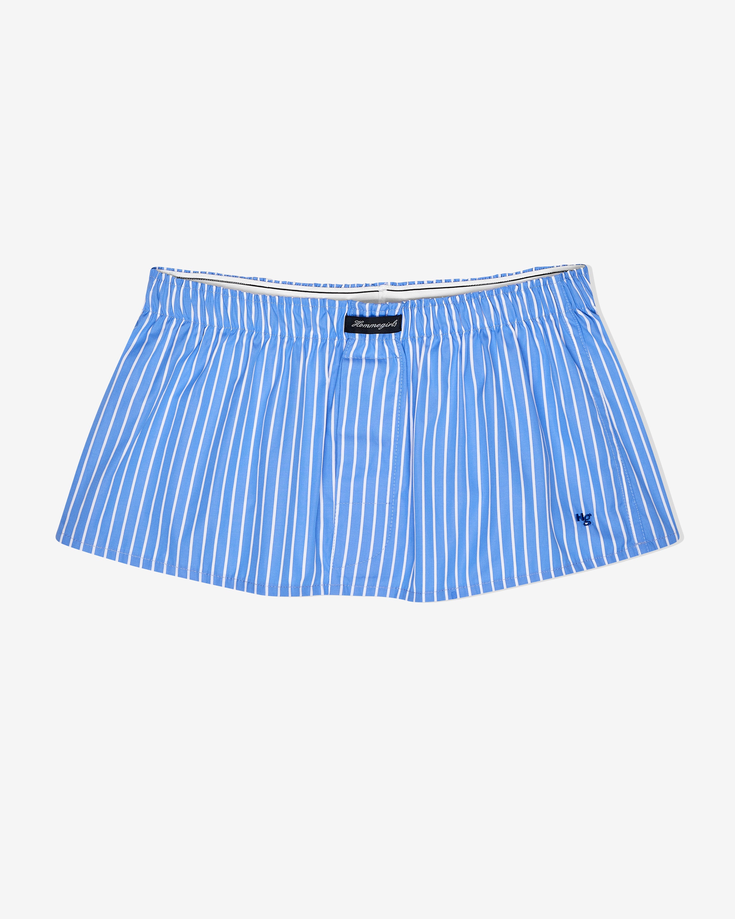 Mini Boxer Skirt / Bandeau Top in Classic Stripe
