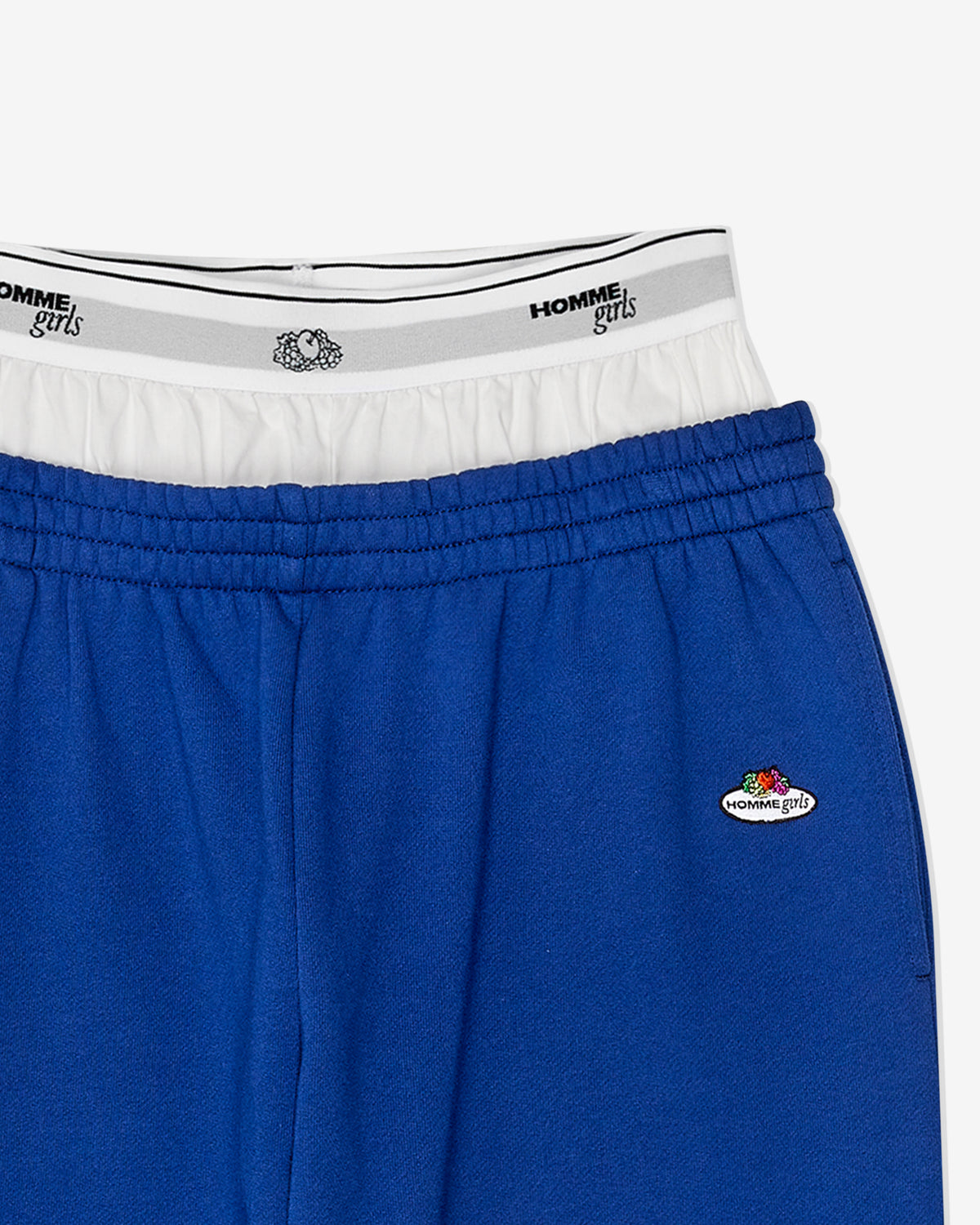 HommeGirls x Fruit Of The Loom Boxer Sweatpants in Navy