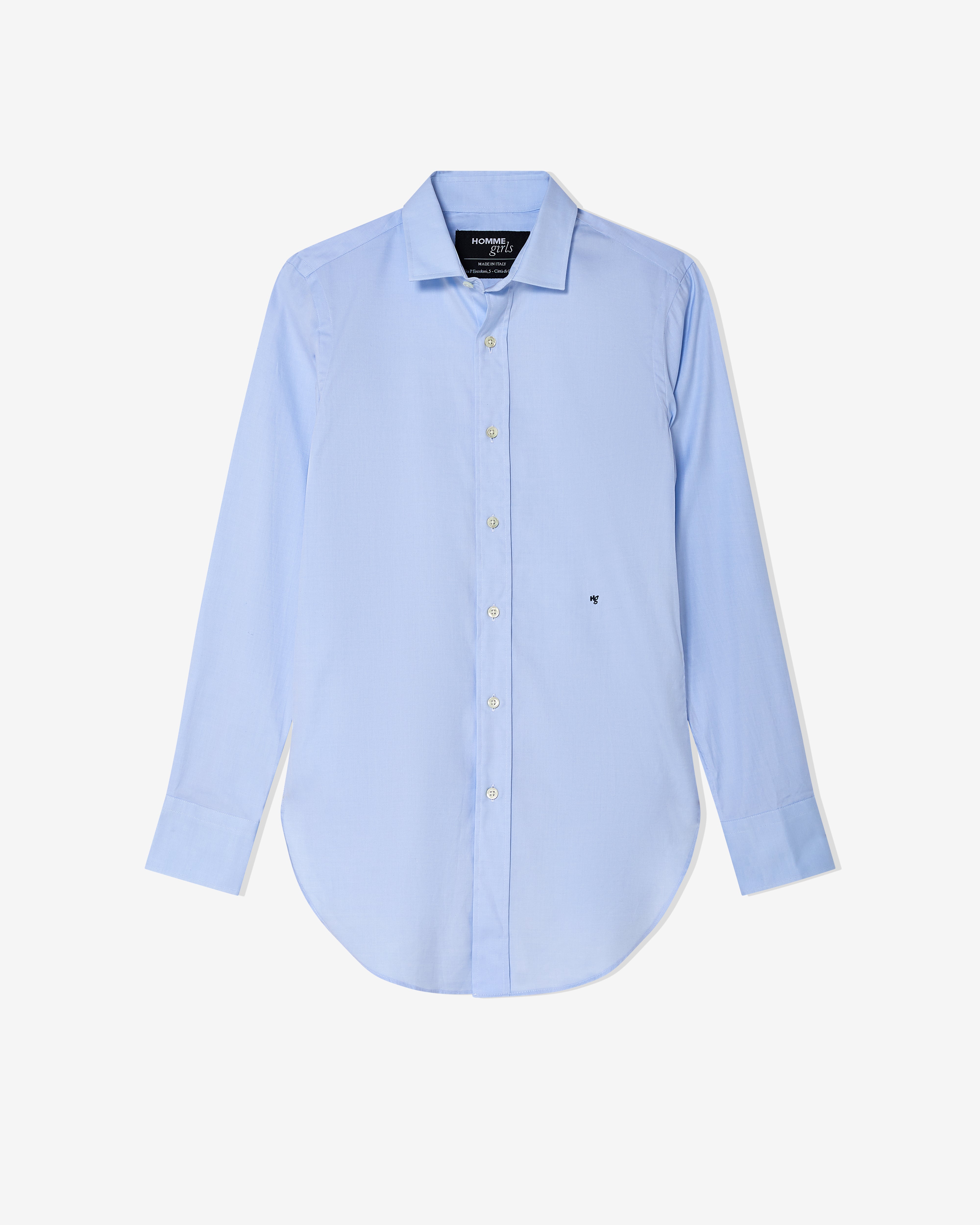 Classic Shirt in Chambray Blue HOMMEGIRLS Classic Shirt in Chambray Blue HOMMEGIRLS