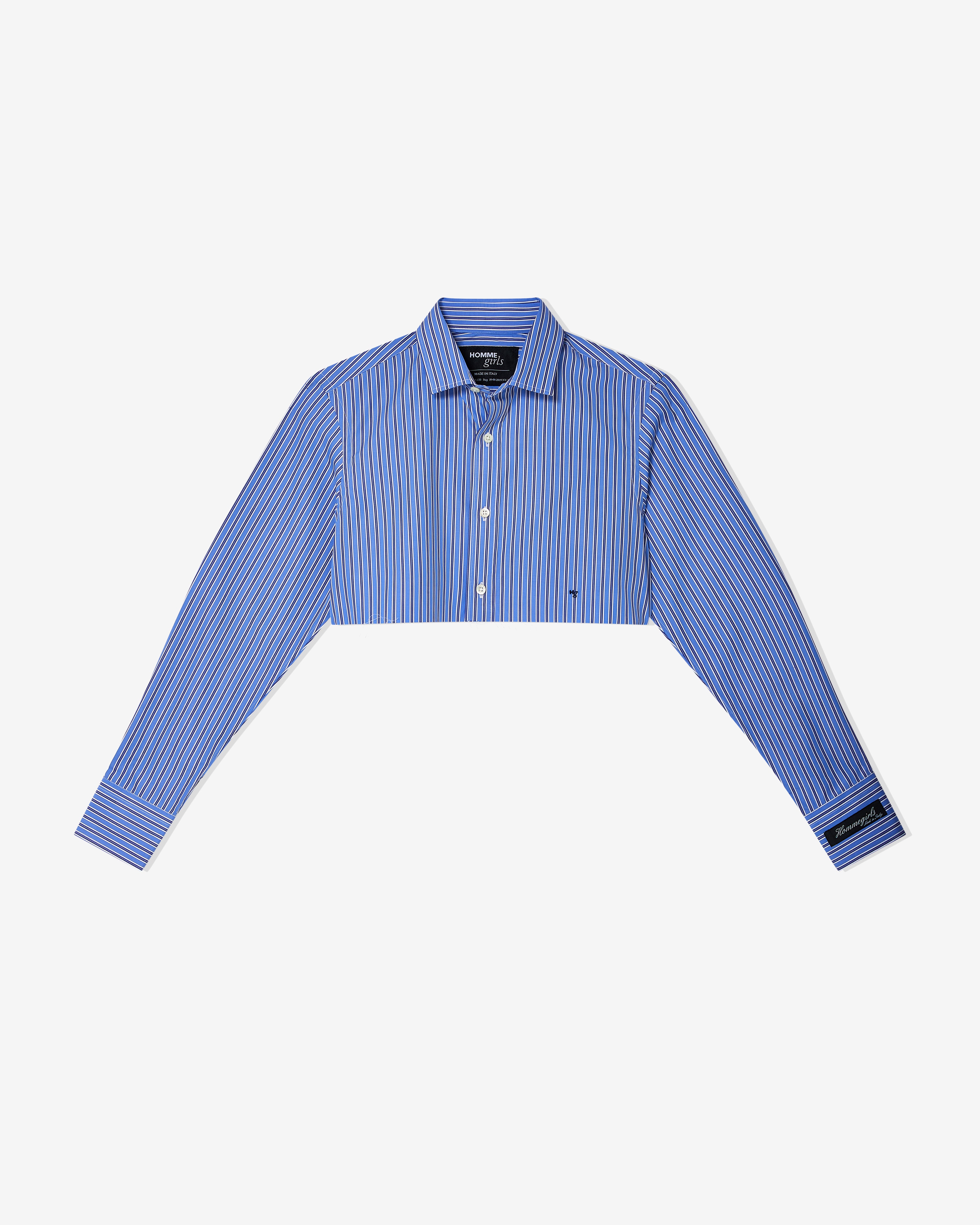 bold stripe dress shirt Navy Bold Striped Signature Twill Shirt