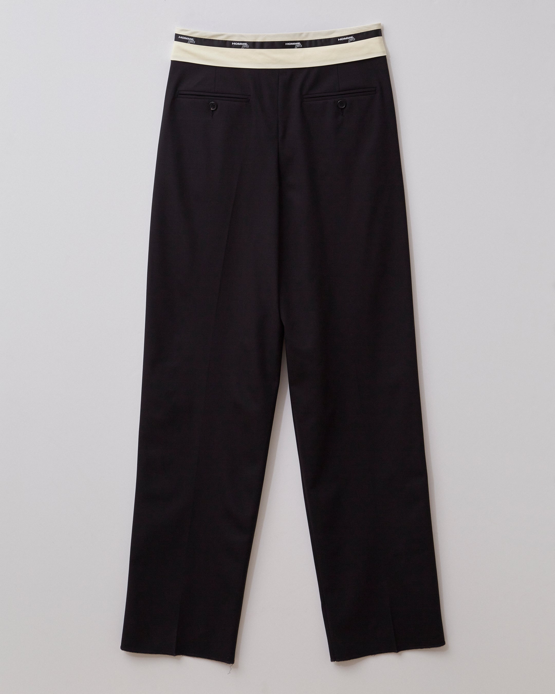 Flip Waist Pant in Black