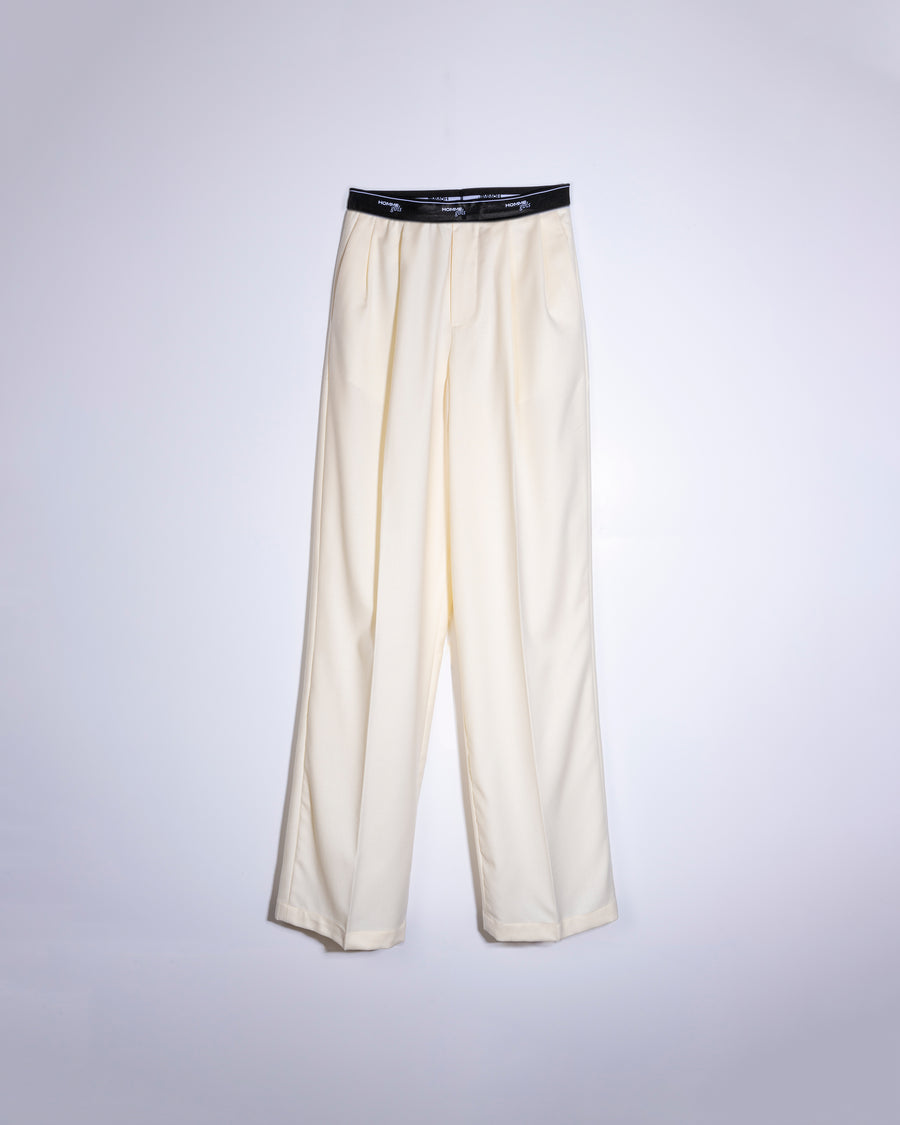 Off White Tuxedo Pant