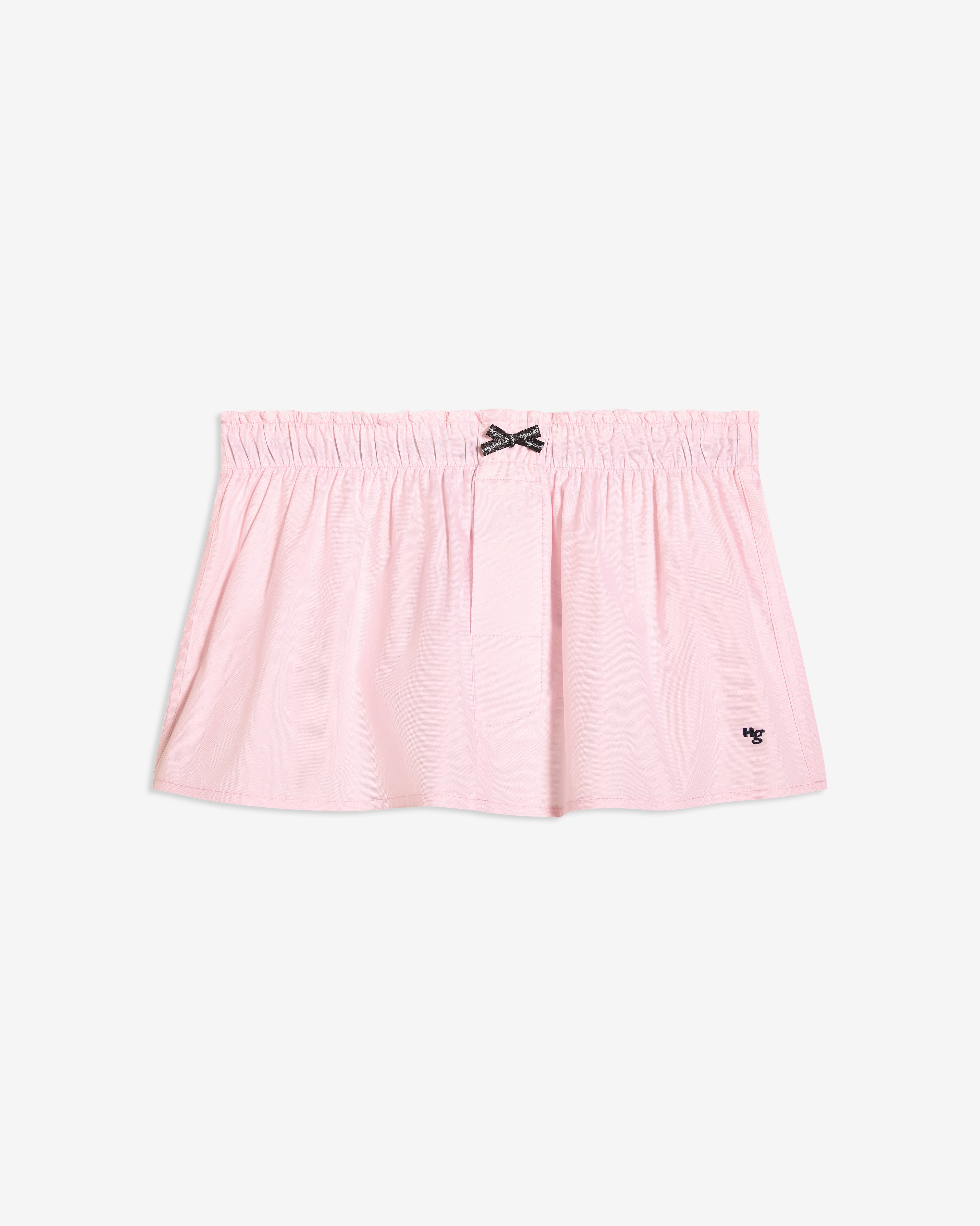 Mini Skirt in Pink Oxford – HOMMEGIRLS