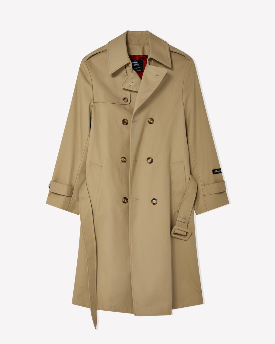 Trench Coat in Khaki