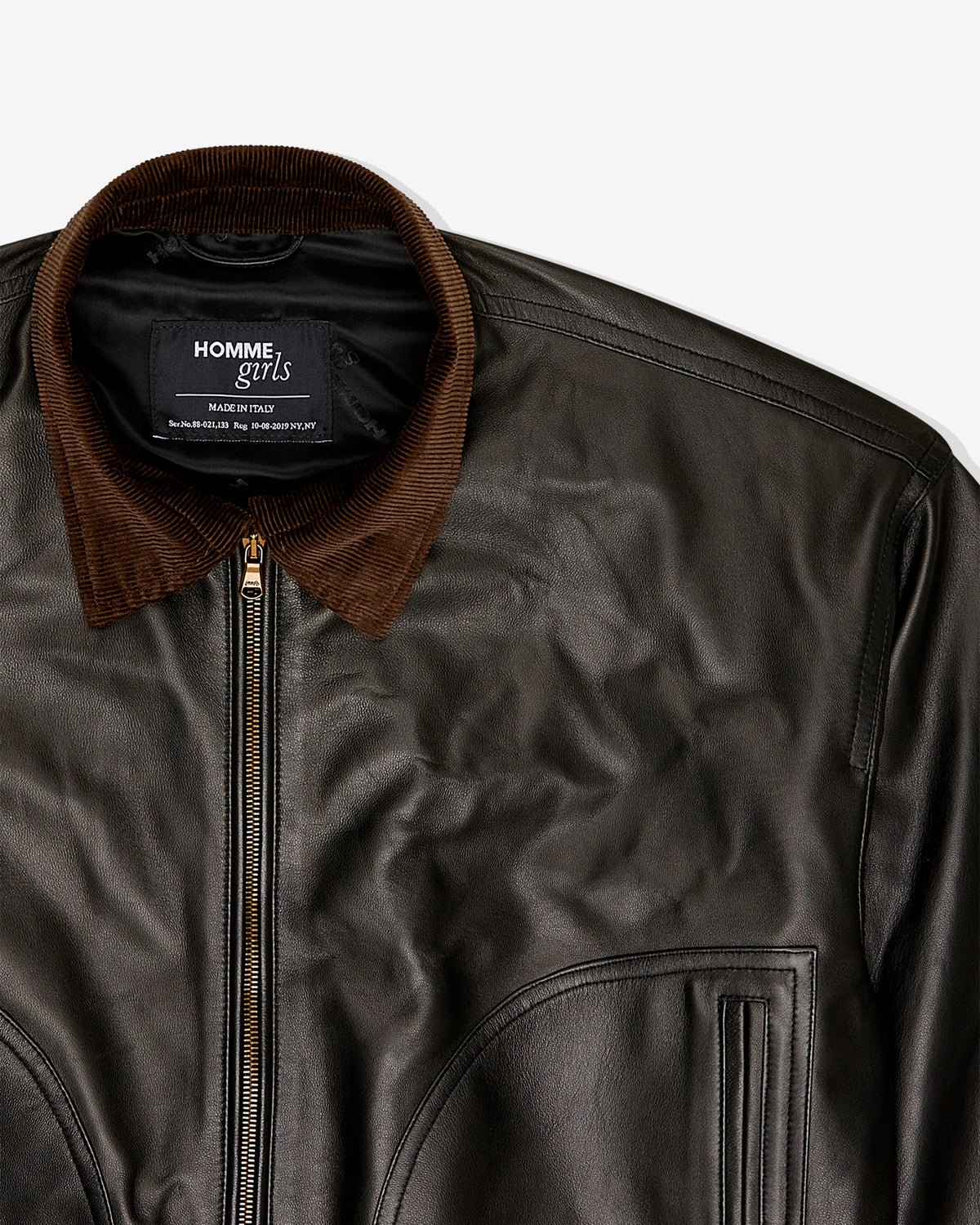Leather Parachute Jacket