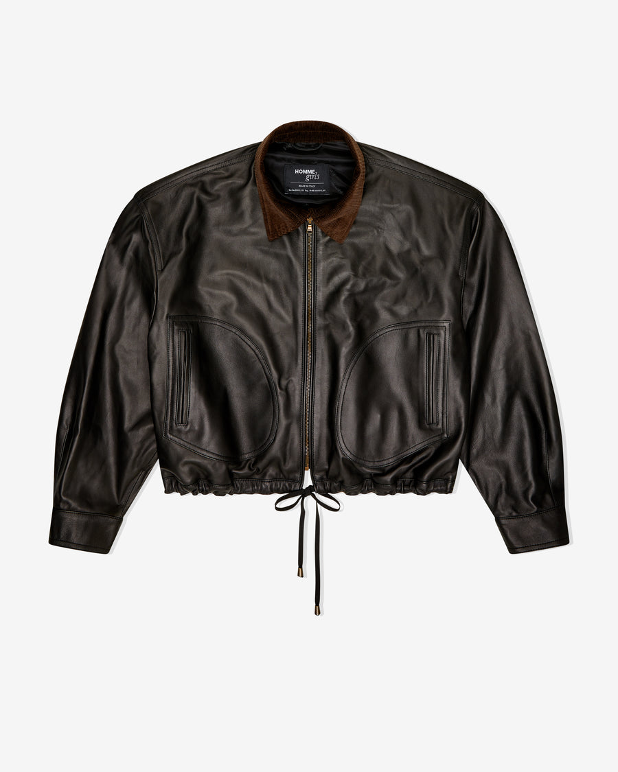 Leather Parachute Jacket