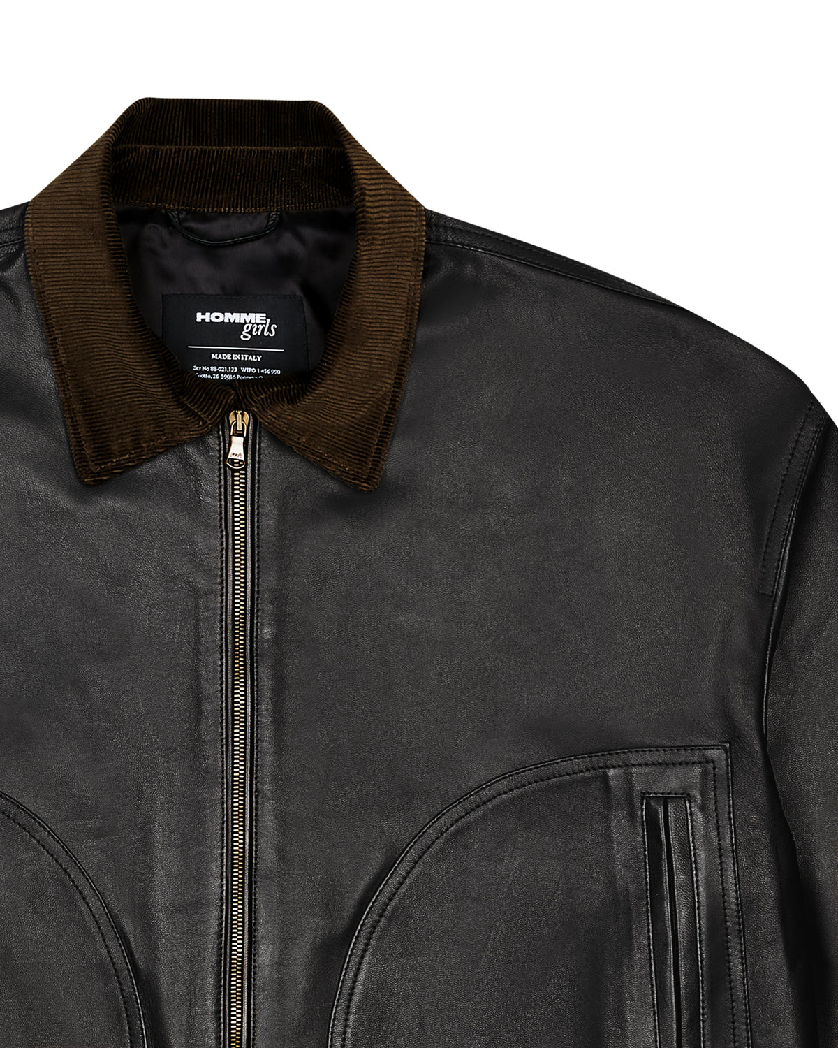 Leather Parachute Jacket