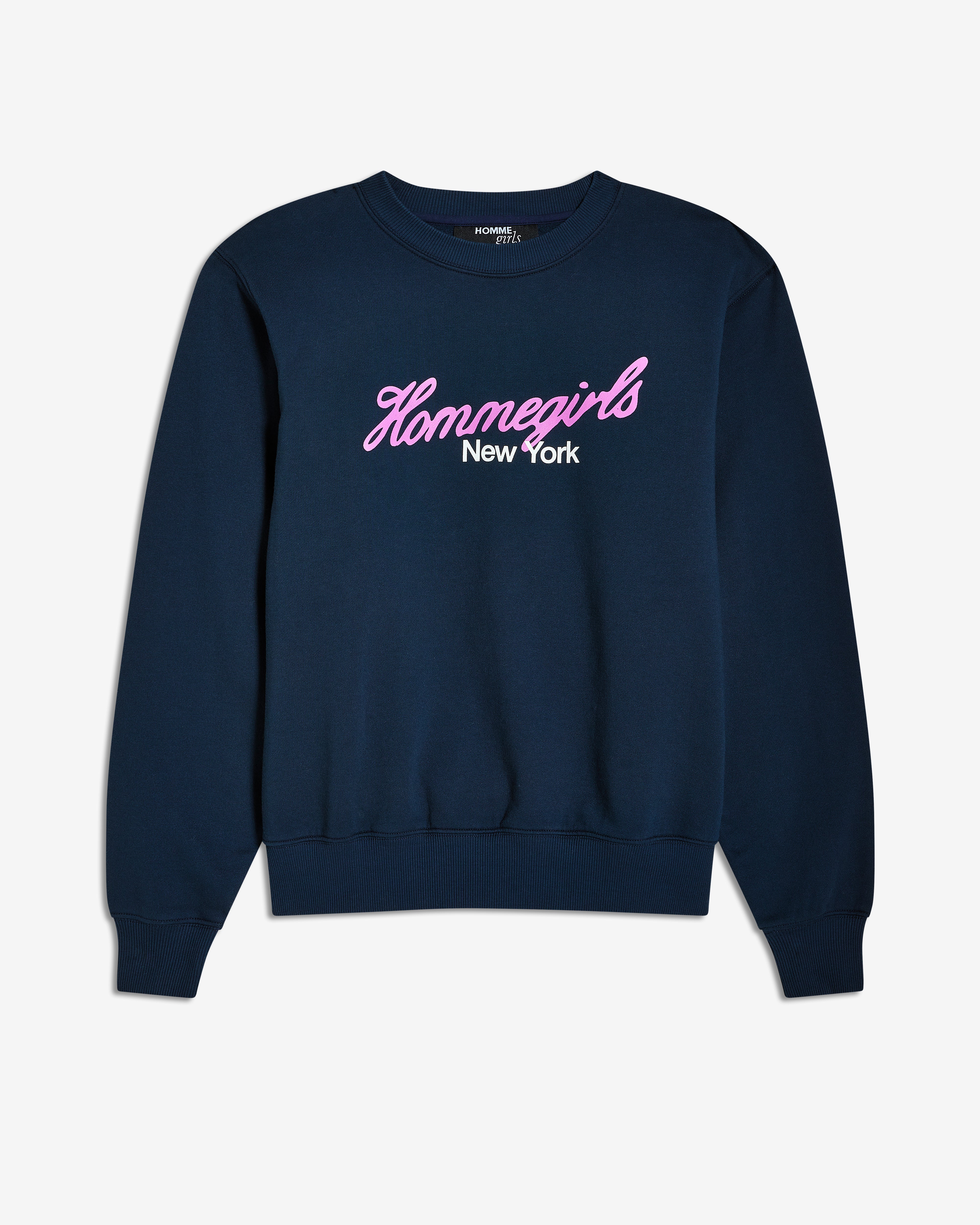 HOMME girls オムガールズ クルーネックスウェット プル オーバー Neon Logo Crewneck Sweatshirt – HOMMEGIRLS