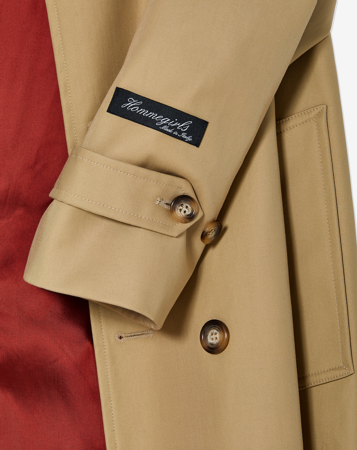 Trench Coat in Khaki
