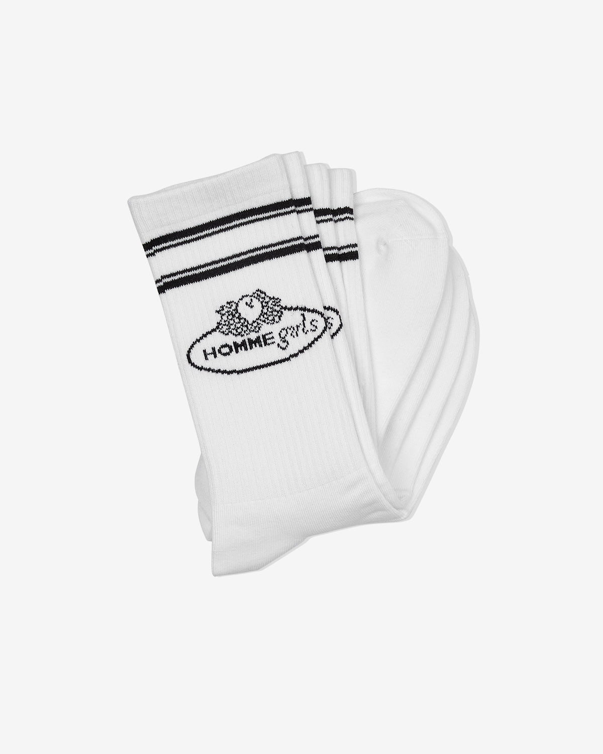 HommeGirls x Fruit Of The Loom Crew Socks (3-Pack)