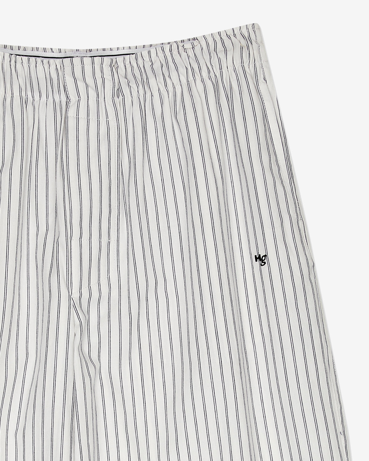 Pajama Pant in White Japanese Stripe