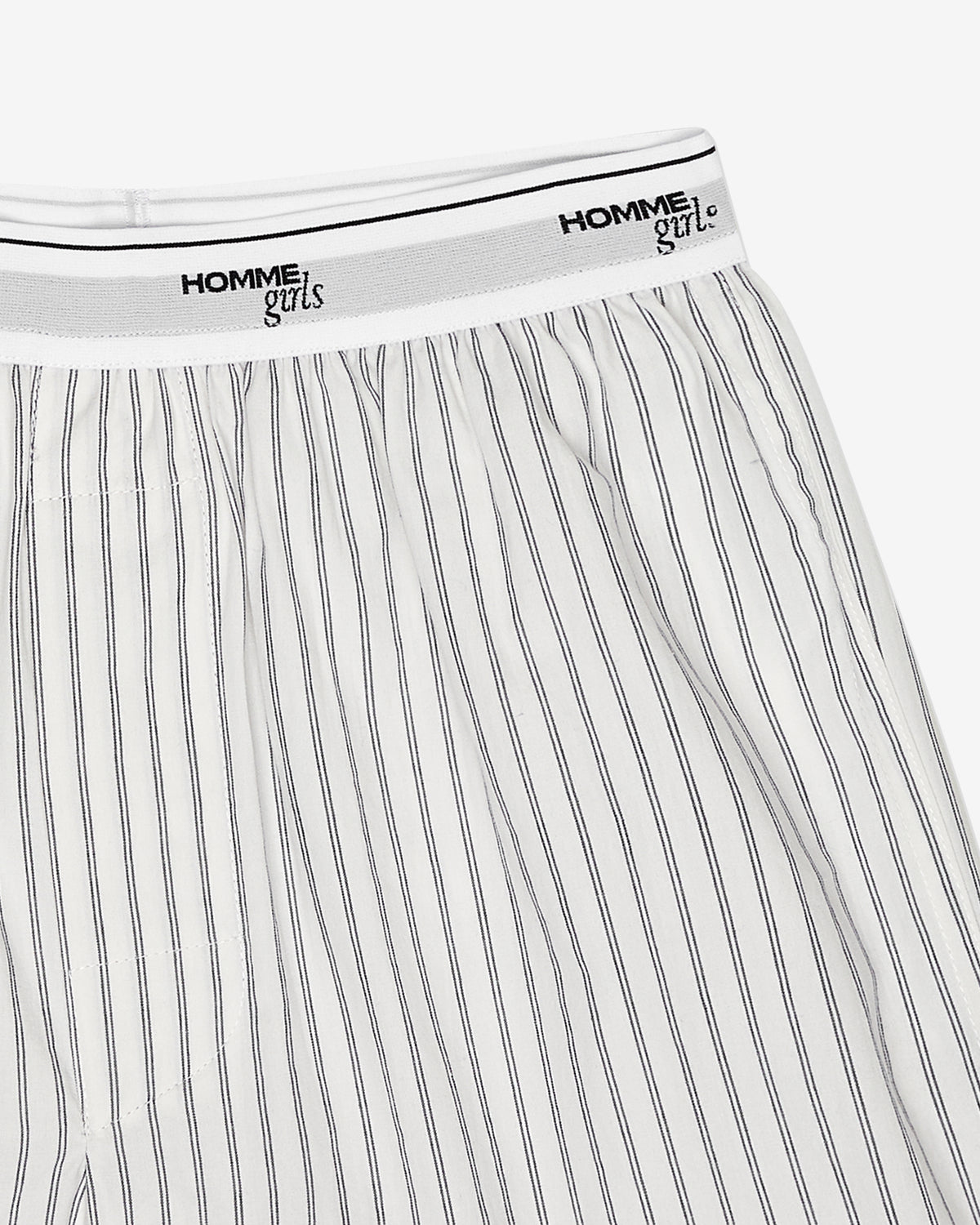 Boxer Shorts in White Japanese Stripe