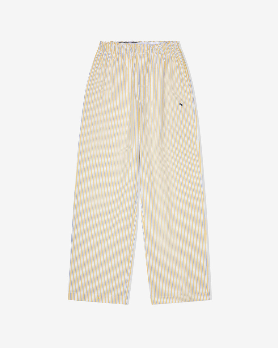 Pajama Pant in Oxford Yellow Stripe