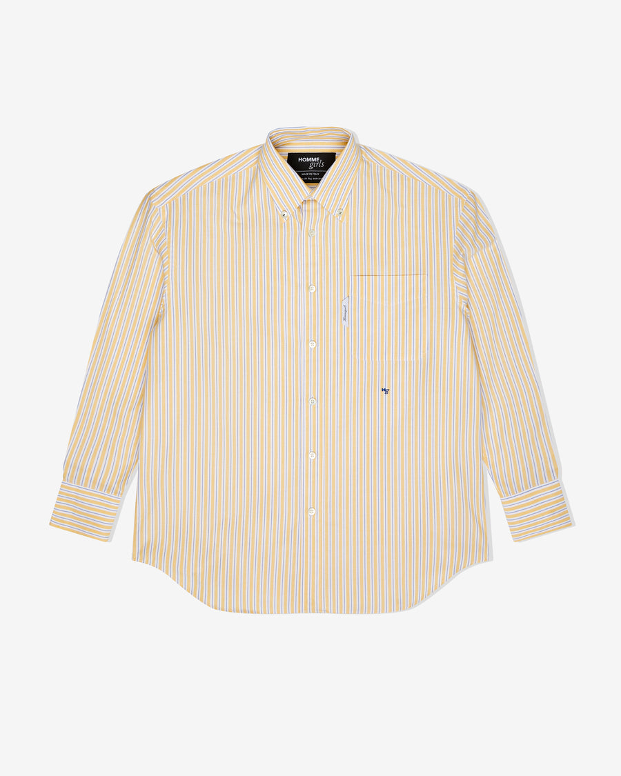 Oxford Shirt in Yellow Stripe