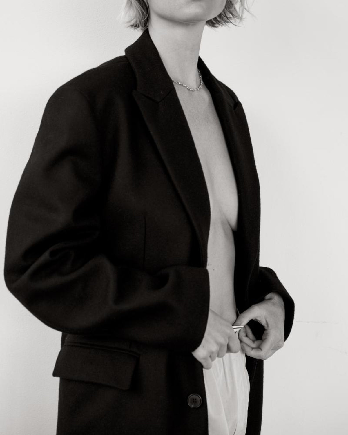 Classic Overcoat in Black