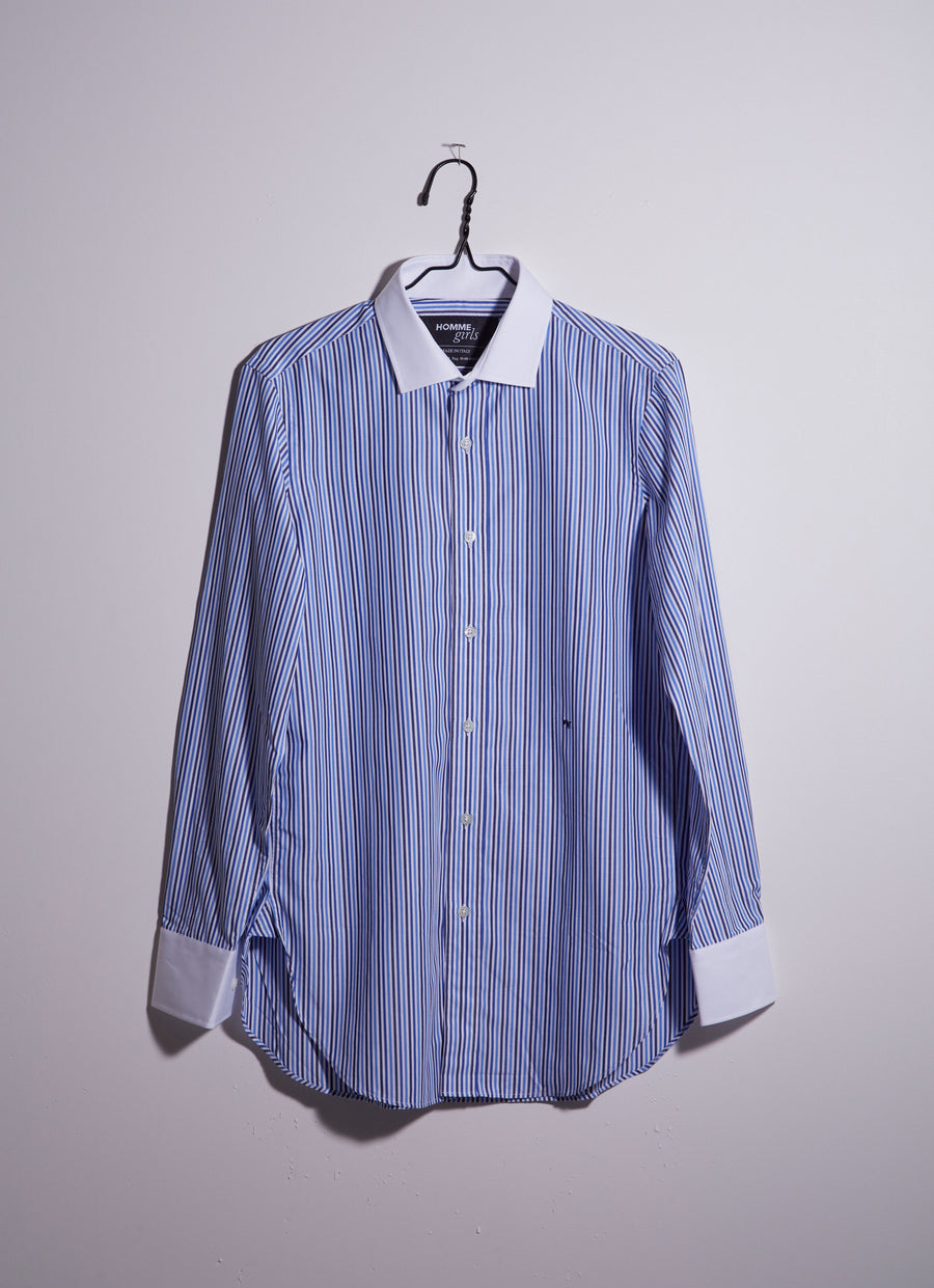 Multi Blue Stripe Shirt
