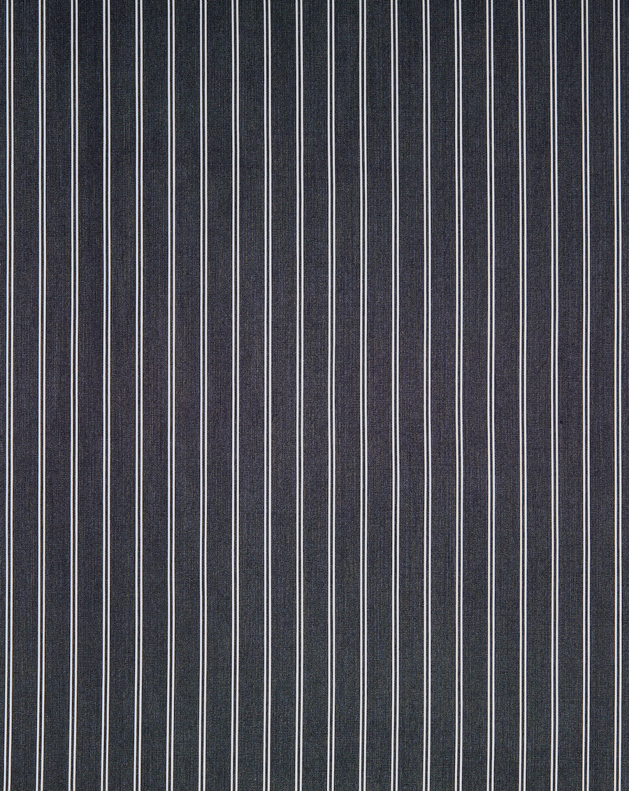 Cropped Tie Back Shirt in Black Stripe