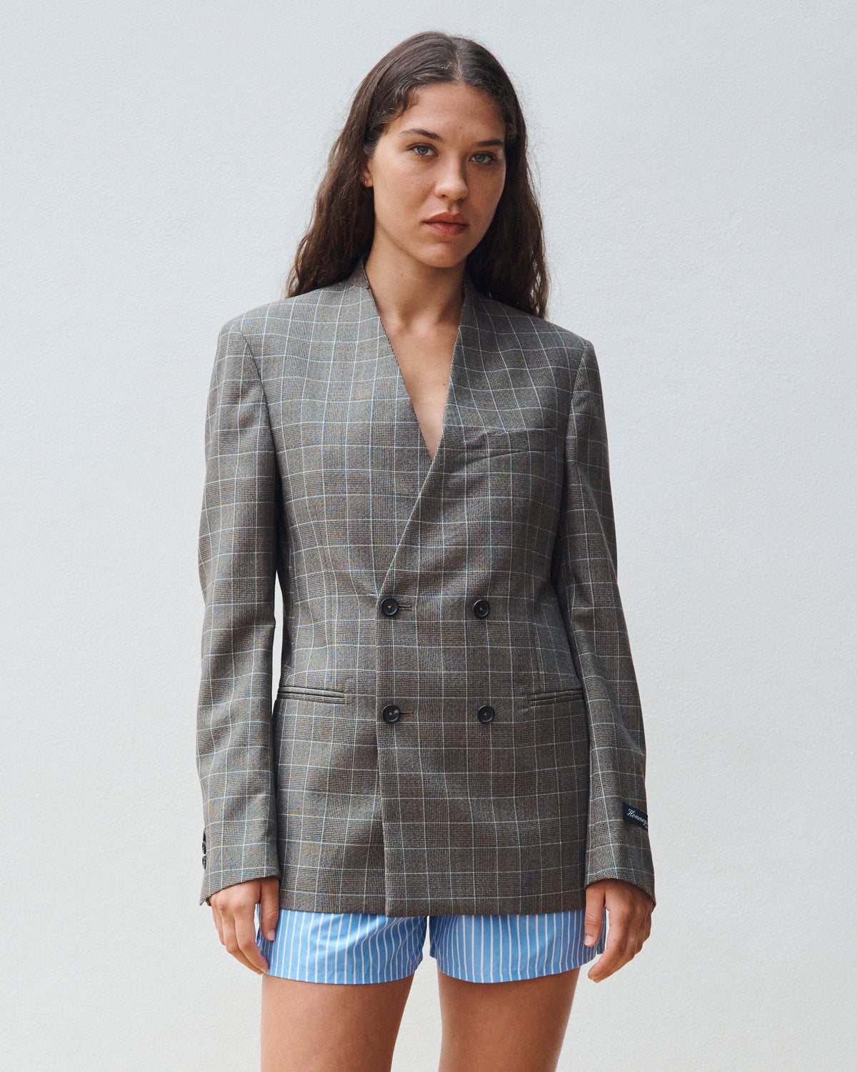 Collarless Blazer