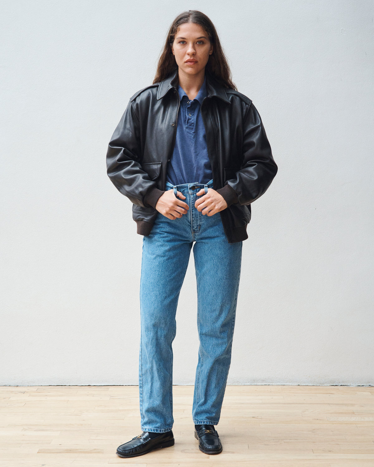 Leather Bomber