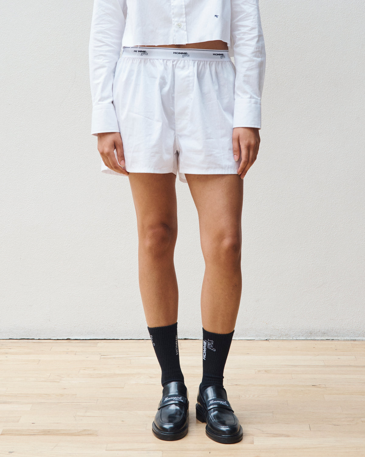 Original White Boxer Shorts – HOMMEGIRLS