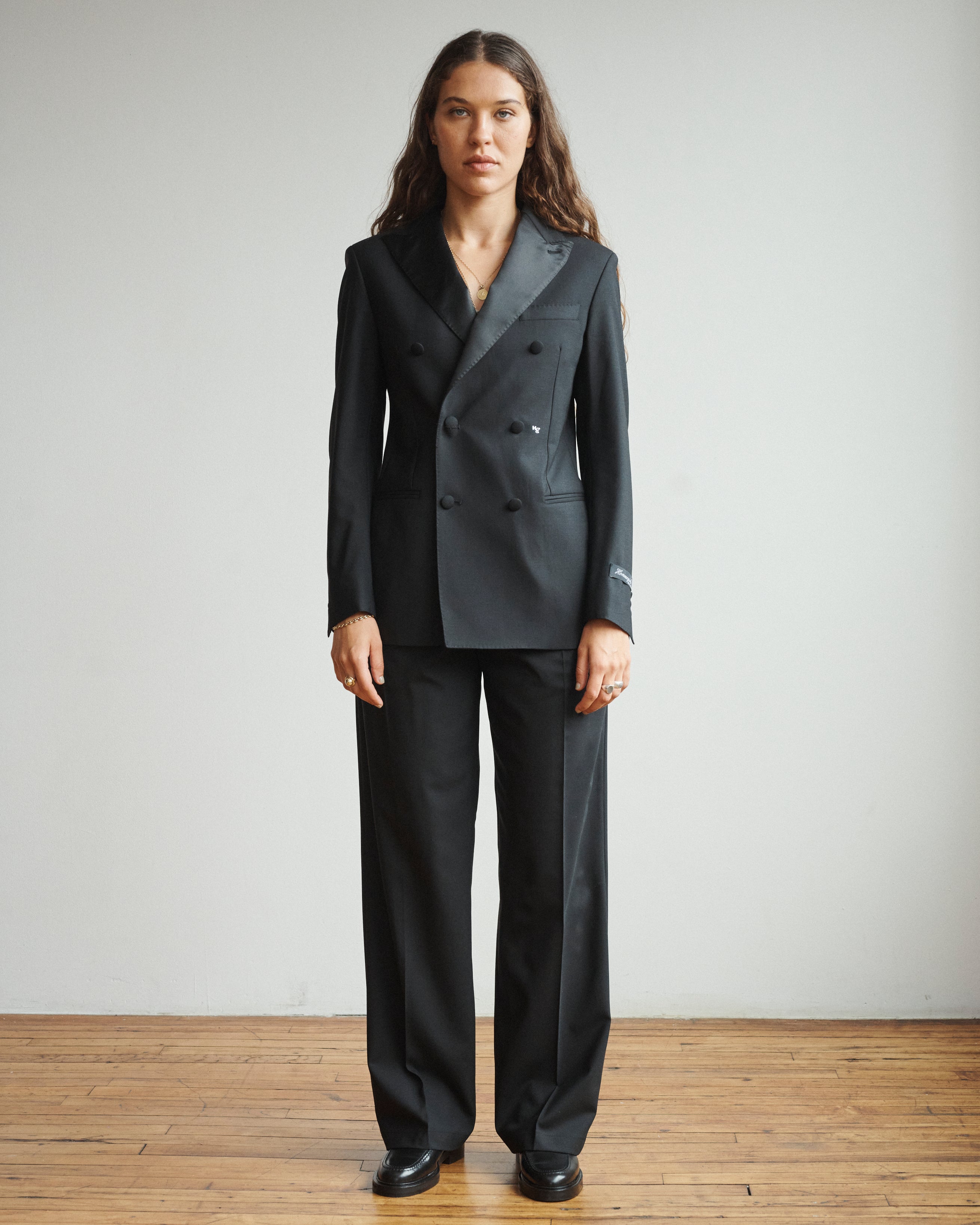 Ladies tuxedo deals pants black