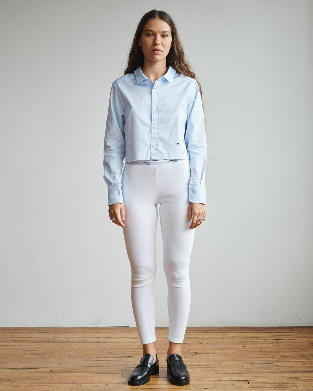 Rib Jersey Tights