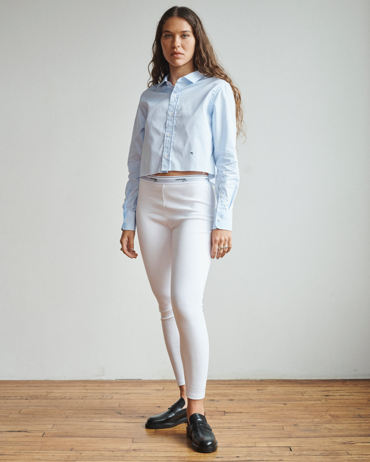 Rib Jersey Tights