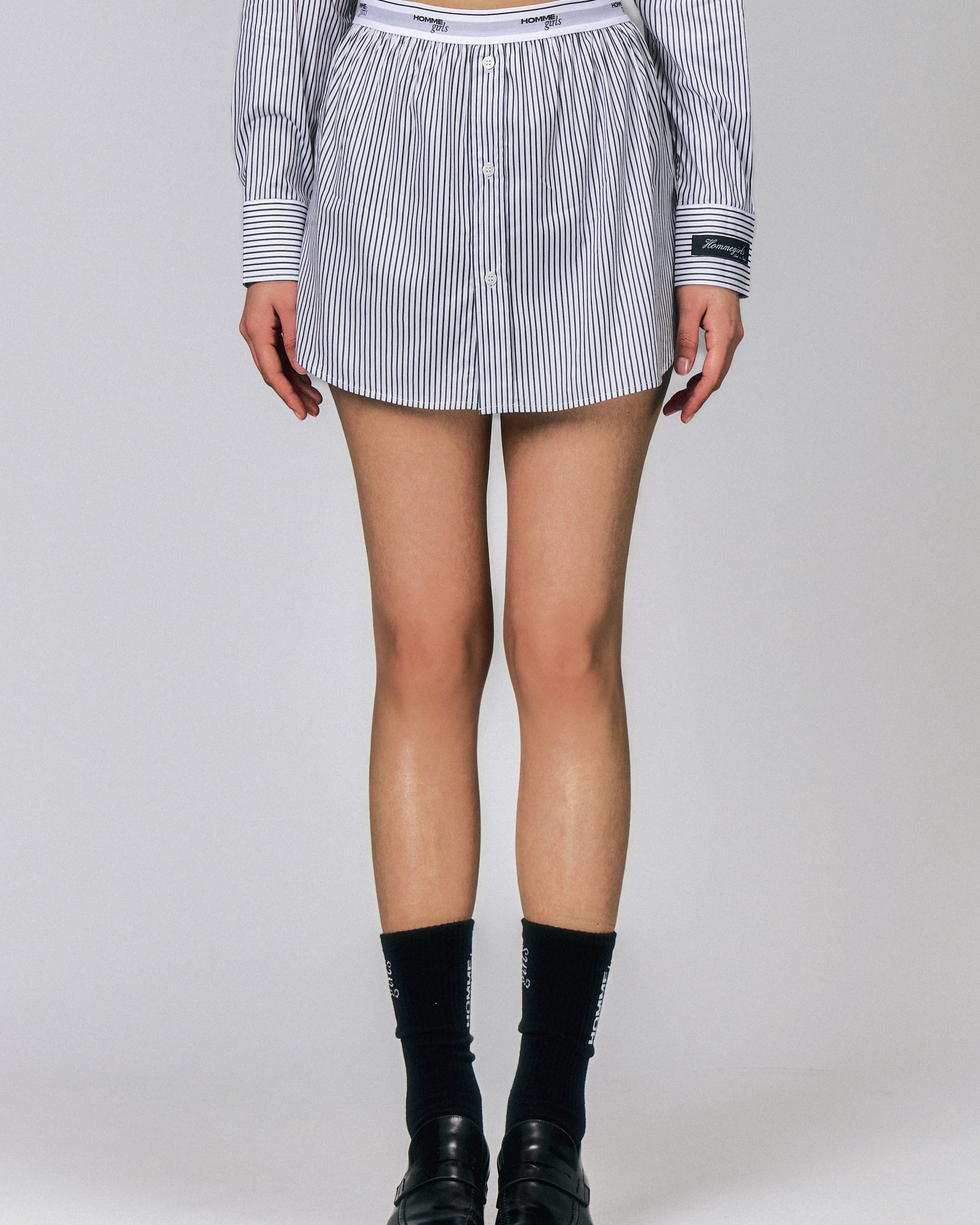 Shirt Tail Mini Skirt