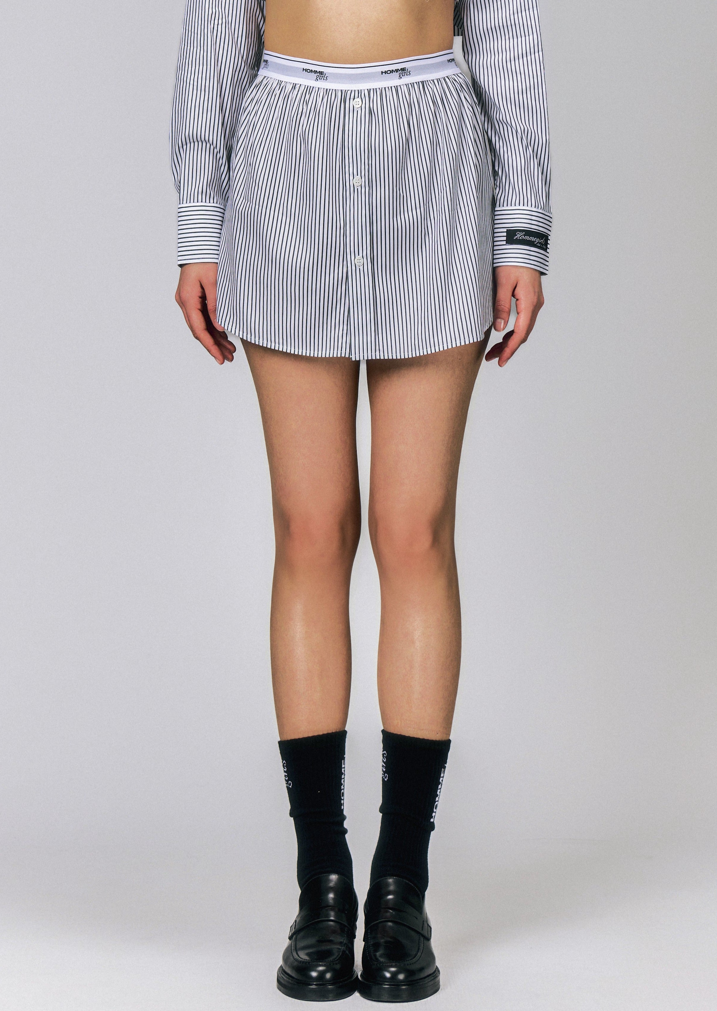 Shirt Tail Mini Skirt