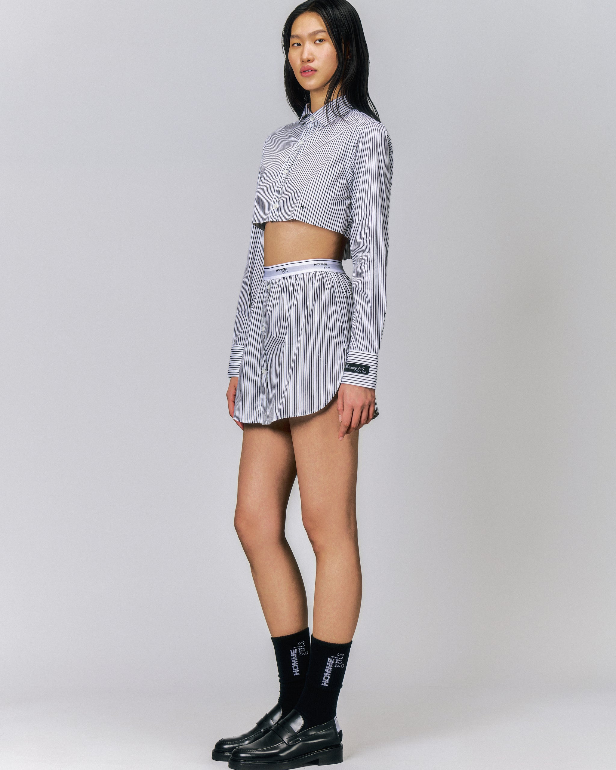 Shirt Tail Mini Skirt