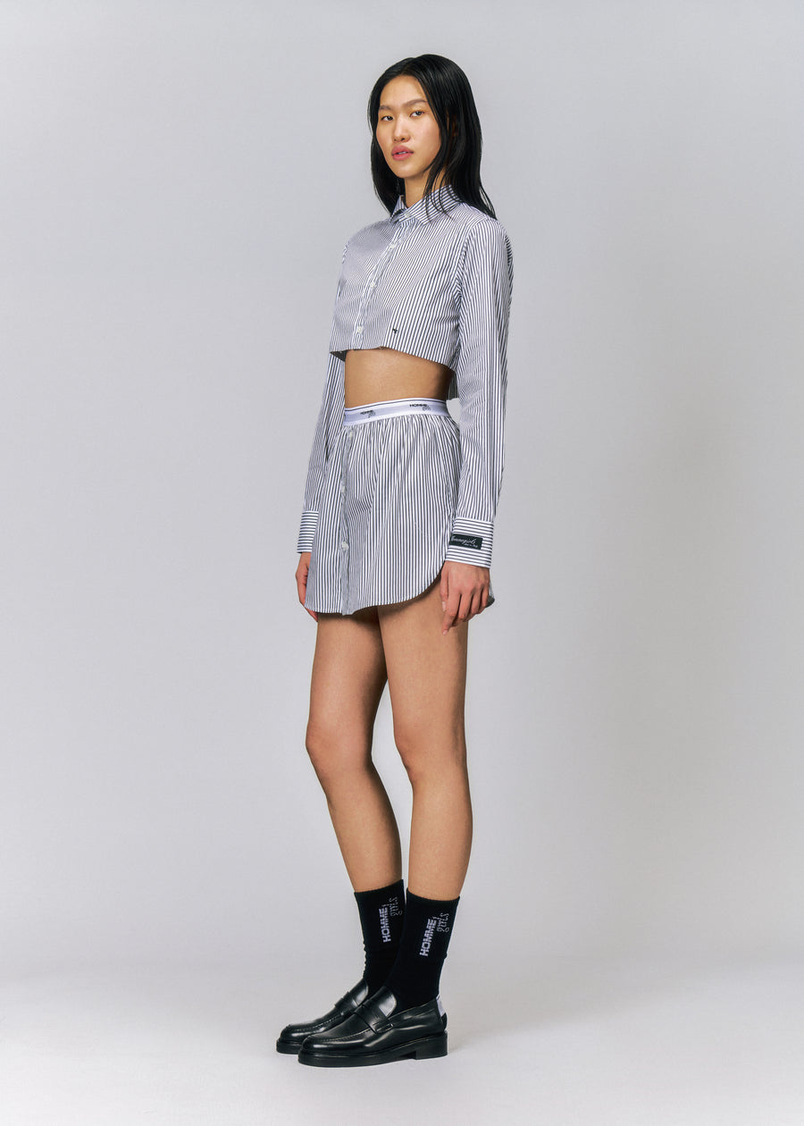 Shirt Tail Mini Skirt