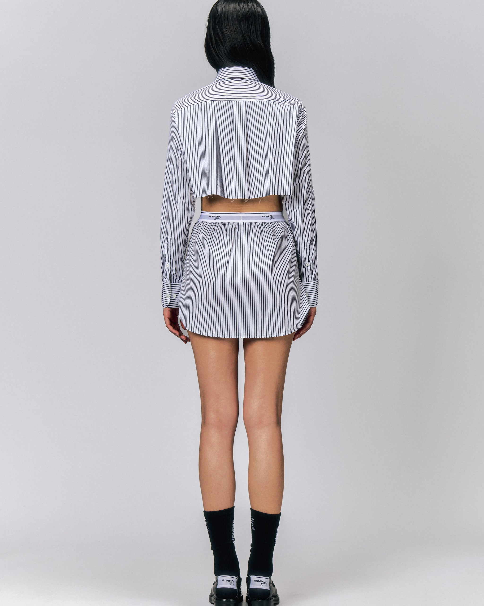 Shirt Tail Mini Skirt