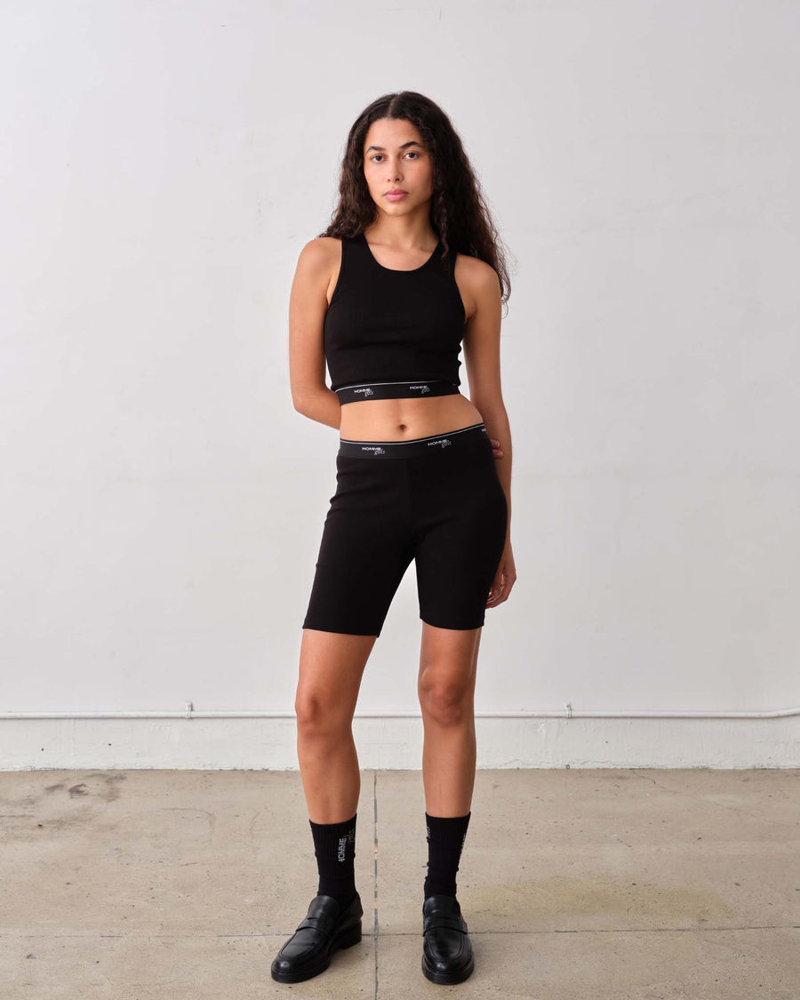 Biker Shorts in Black