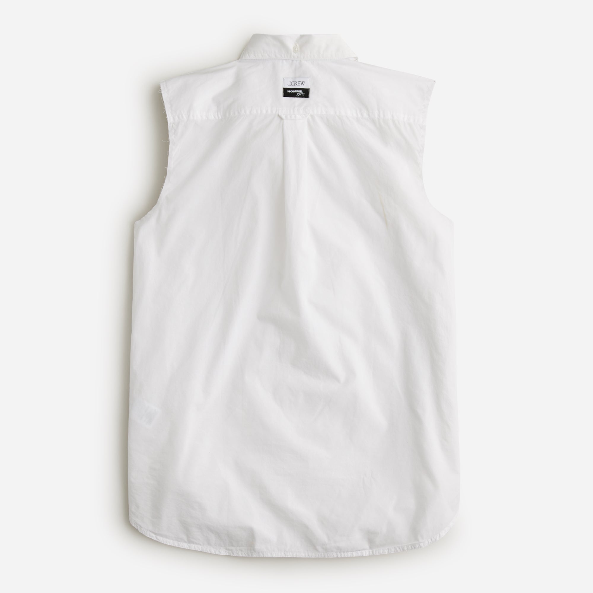 Hg X J.Crew Cut-off-sleeve Classic Shirt