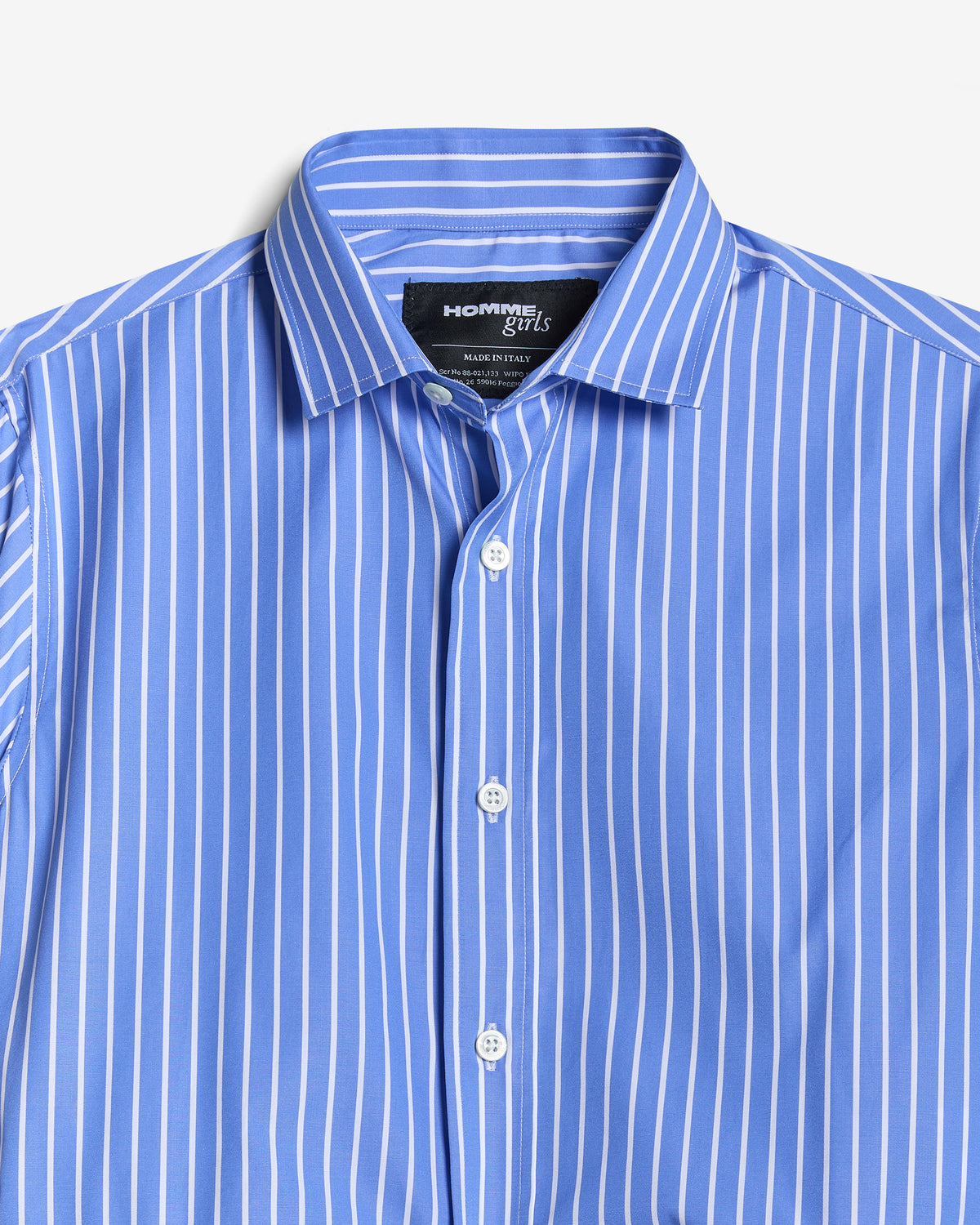 Belted Shirt in Classic Stripe