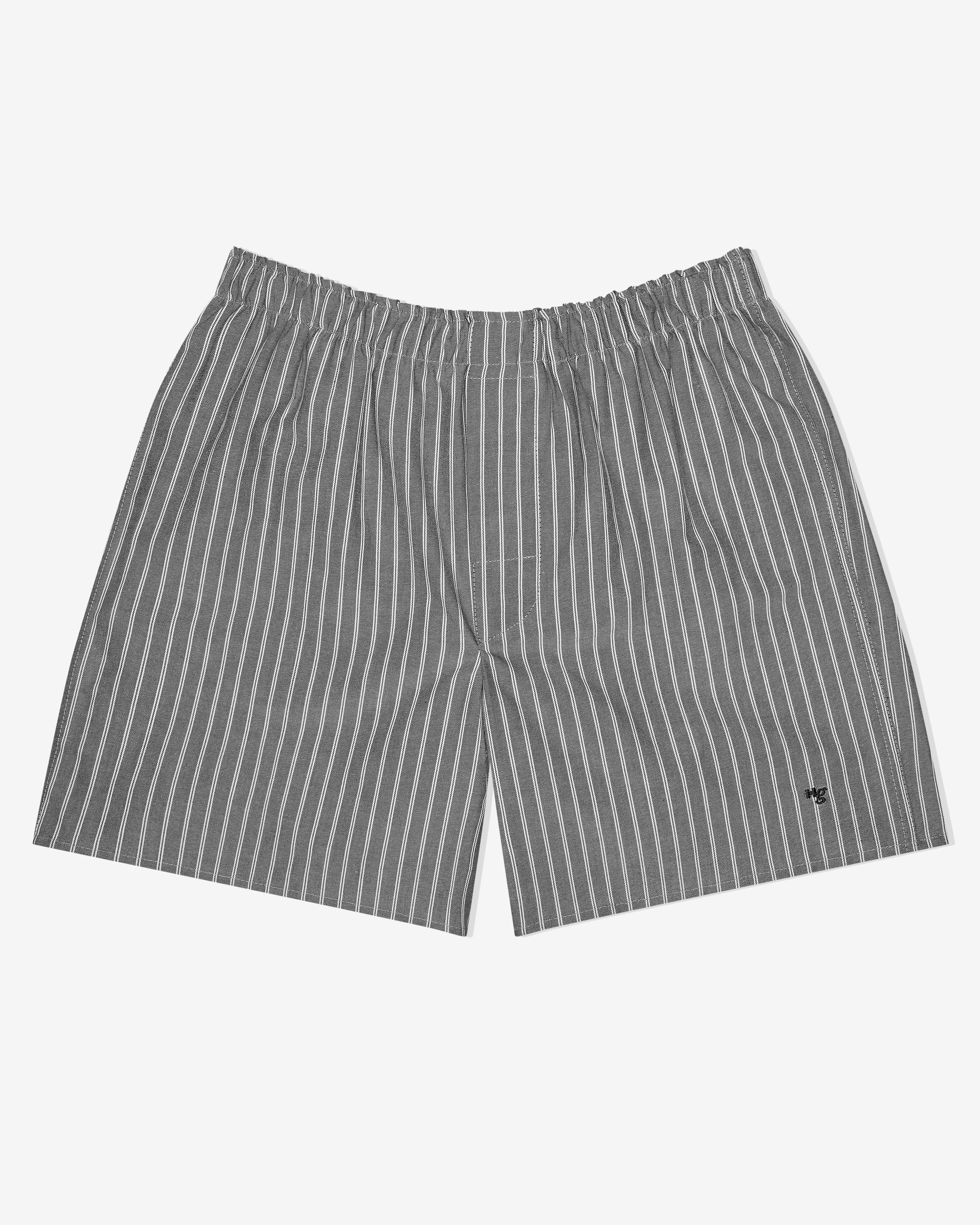 Side Tie Boxer in Oxford Grey Stripe – HOMMEGIRLS