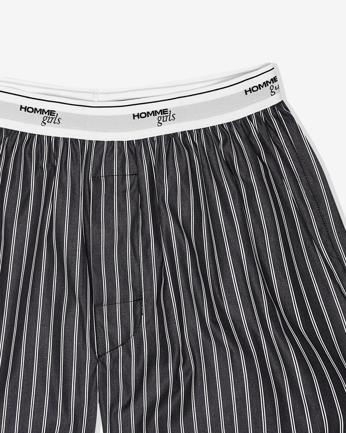 Boxer Shorts in Black Stripe