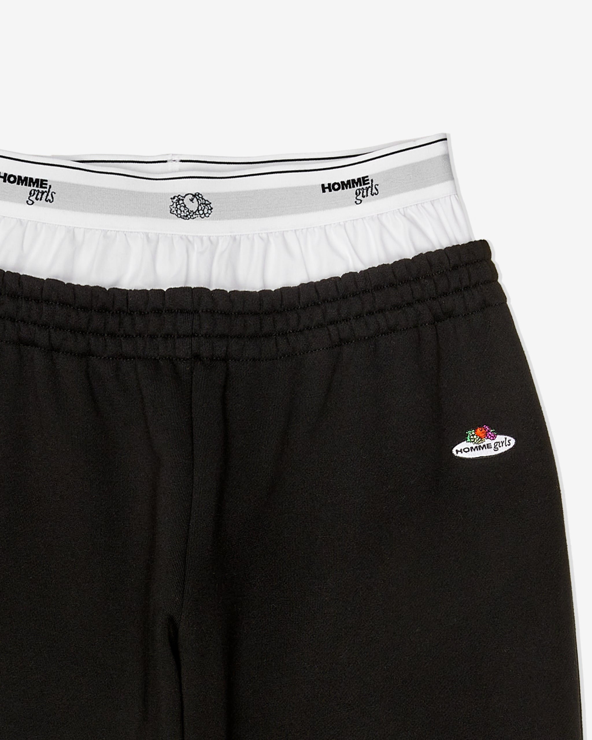 HommeGirls x Fruit Of The Loom Boxer Sweatpants in Black