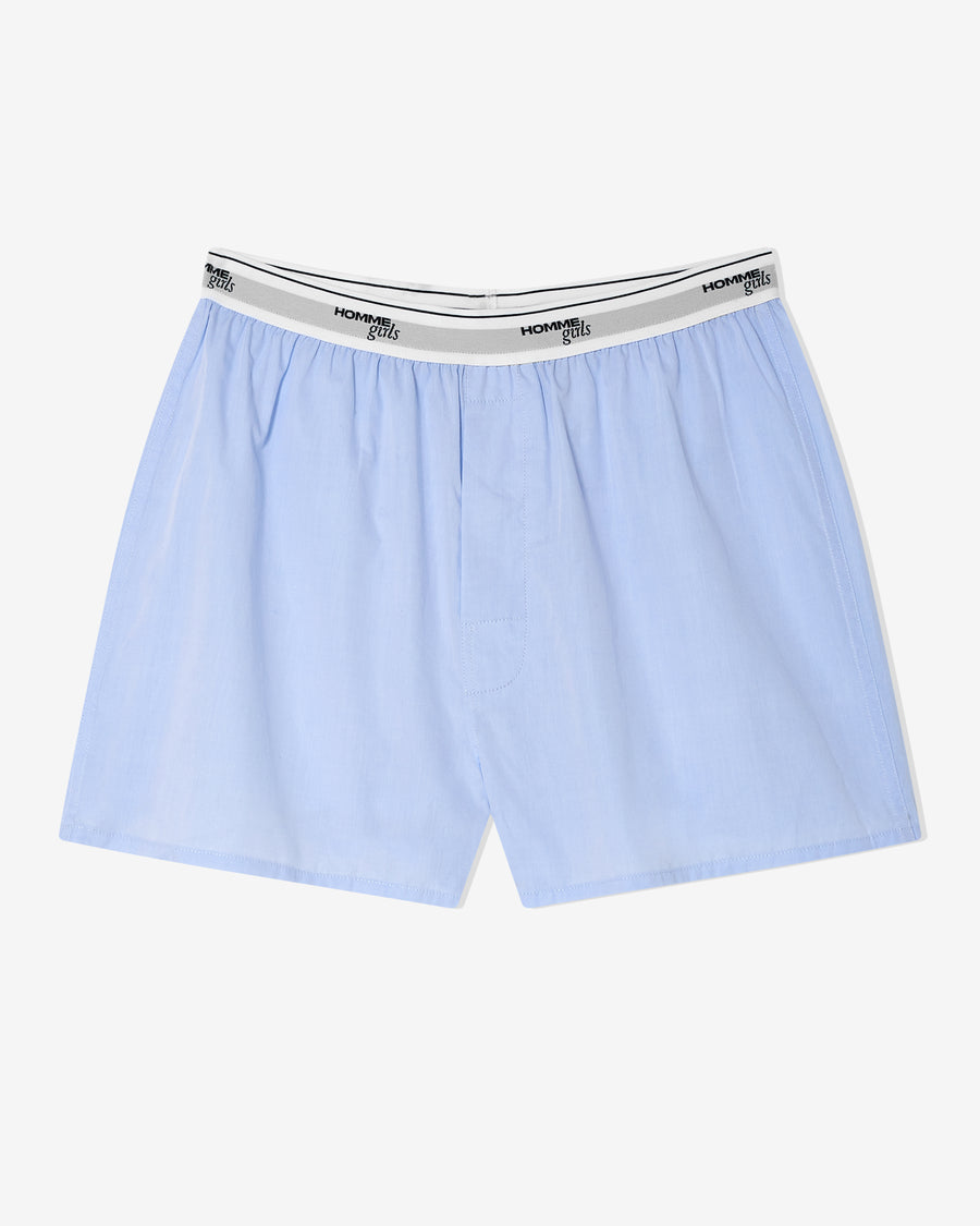 Boxer Shorts in Chambray Blue