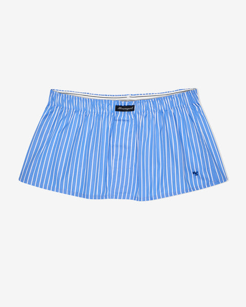 【HOMMEGIRLS】 CLASSIC BOXER  BLUE Boxer Shorts in Classic Stripe – HOMMEGIRLS